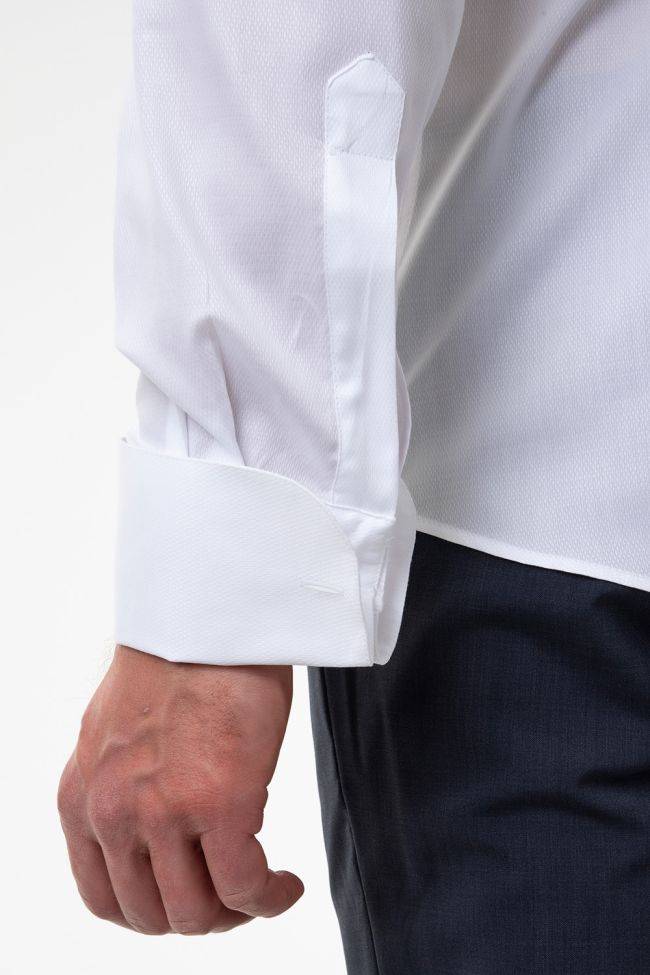 Ingram Hemd Herren Ingram Slim Einfarbig 100% Baumwolle Kragen Kläppchenkragen Lange Ärmel