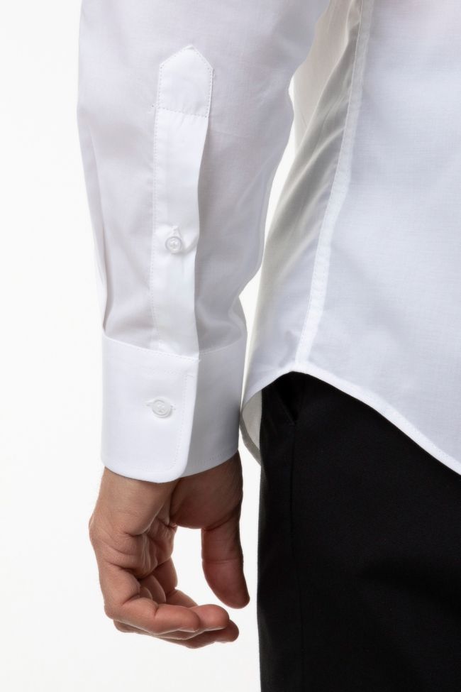 Ingram Hemd Herren Ingram Slim Einfarbig 100% Baumwolle Kragen Italienisch Lange Ärmel