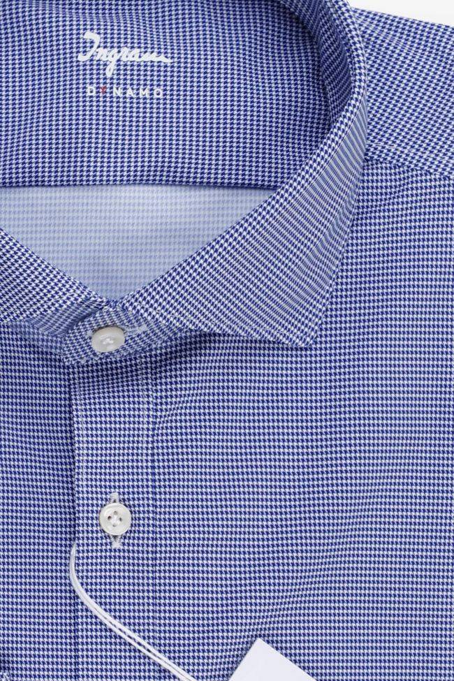 Ingram Hemd Herren Ingram Slim Halb Unifarben 76% Nylon 24% Elastane Kragen Französisch Lange Ärmel