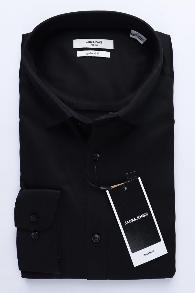 jack & jones Hemd Herren Jack & Jones Slim Einfarbig 97% Baumwolle 3% elastan kragen Italienisch Lange Ärmel