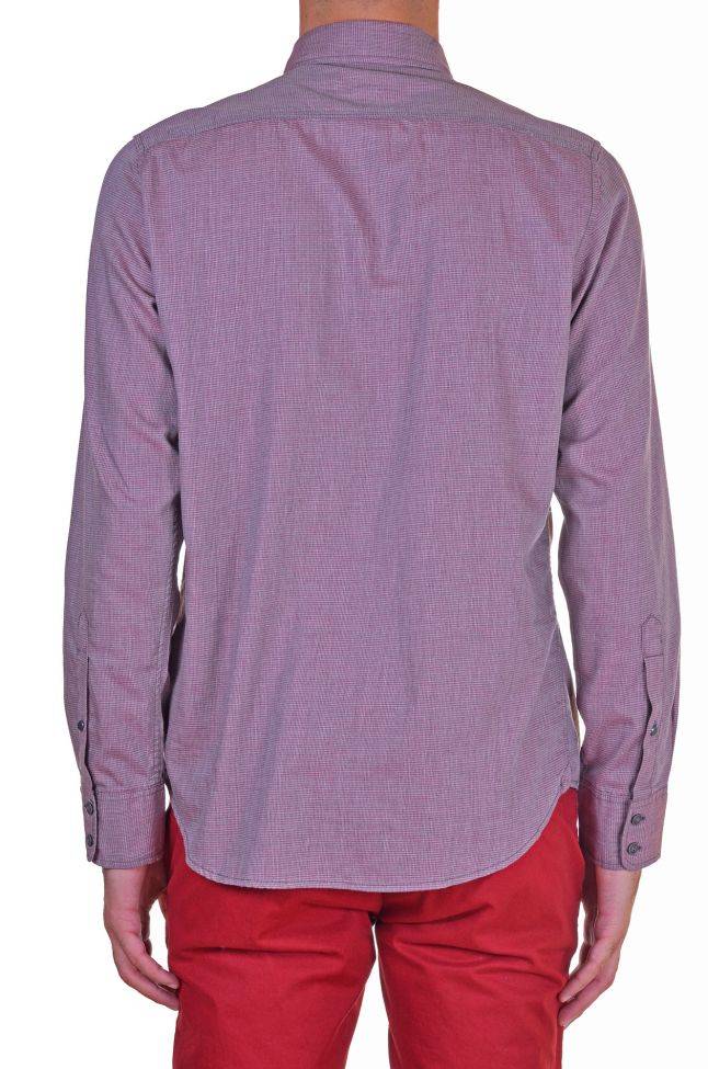 Mcs Hemd Herren MCS Regular Einfarbig 100% Baumwolle Kragen Italienisch Lange Ärmel