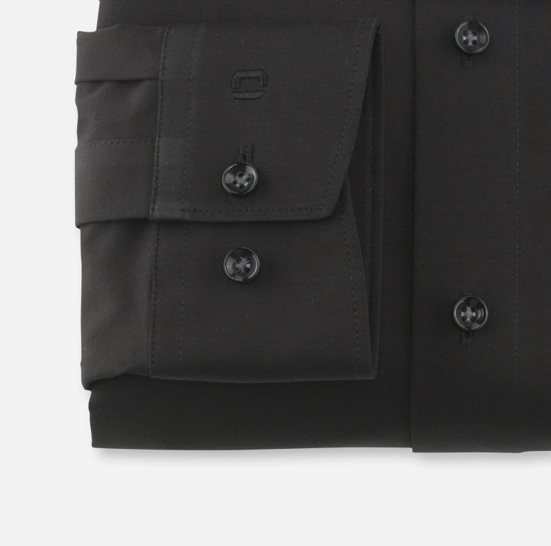 Olymp Hemd Herren Olymp Classic Bügelfreie Einfarbig Kragen Italienisch Lange Ärmel