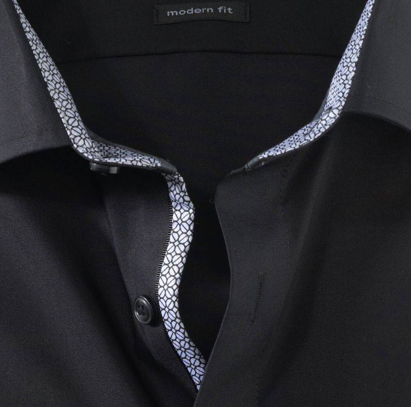 Olymp Hemd Herren Olymp Classic Bügelfreie Einfarbig Kragen Italienisch Lange Ärmel