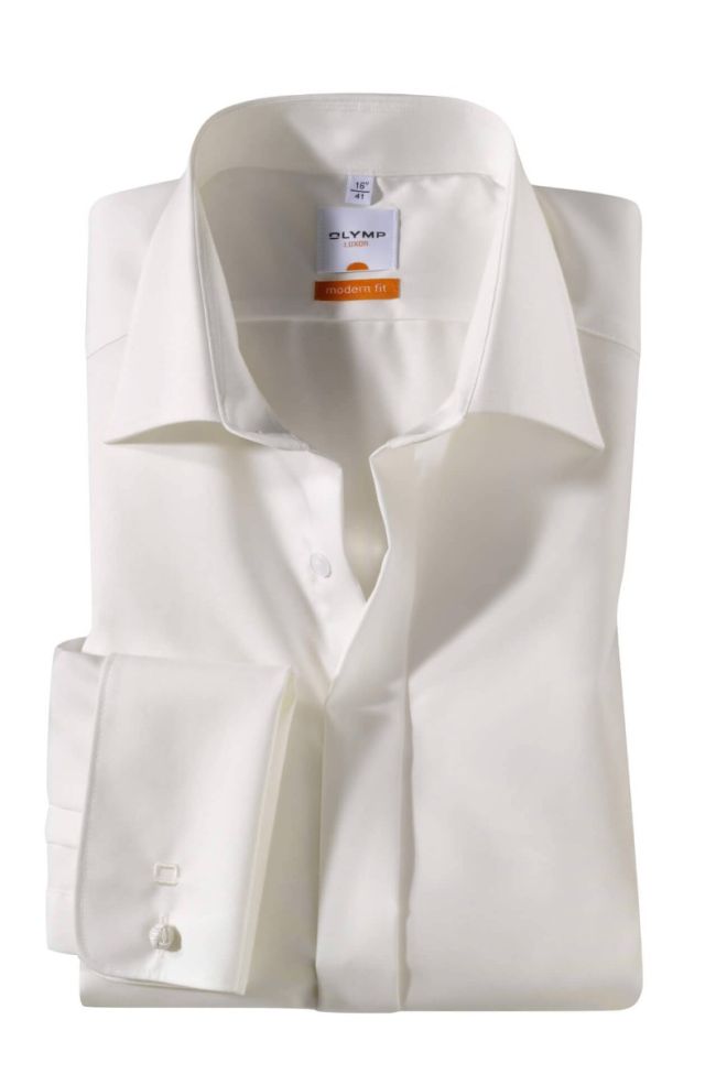 olymp Hemd Herren Olymp Classic Bügelfreie Einfarbig kragen Italienisch Lange Ärmel