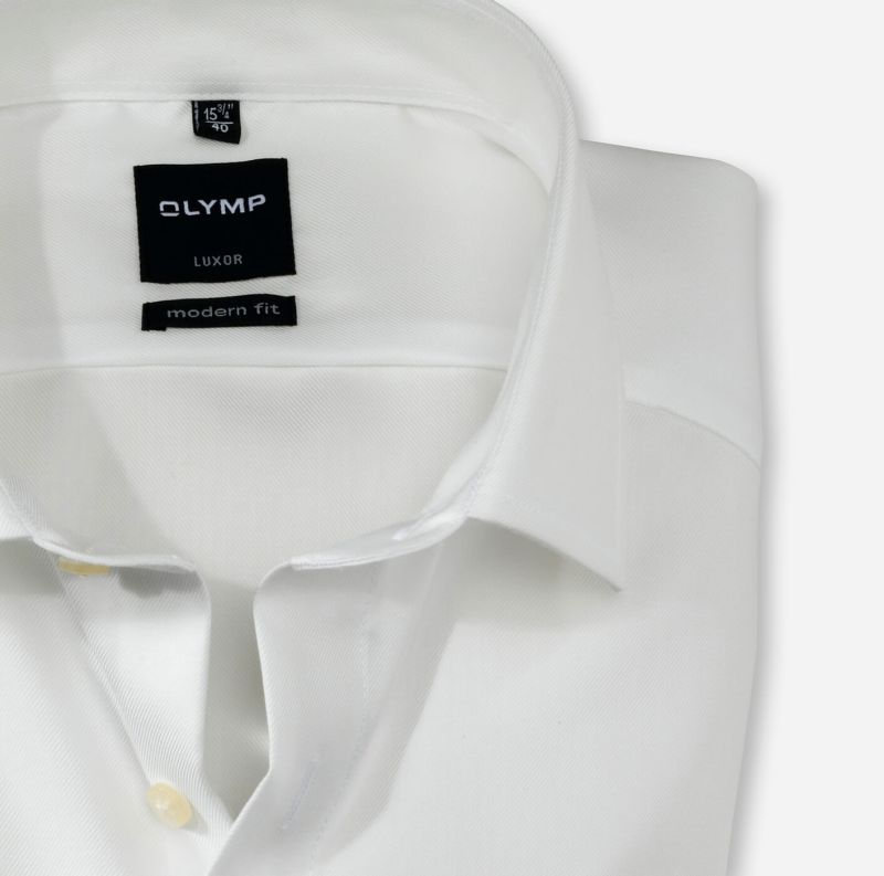 Olymp Hemd Herren Olymp Classic Bügelfreie Einfarbig Kragen Italienisch Lange Ärmel