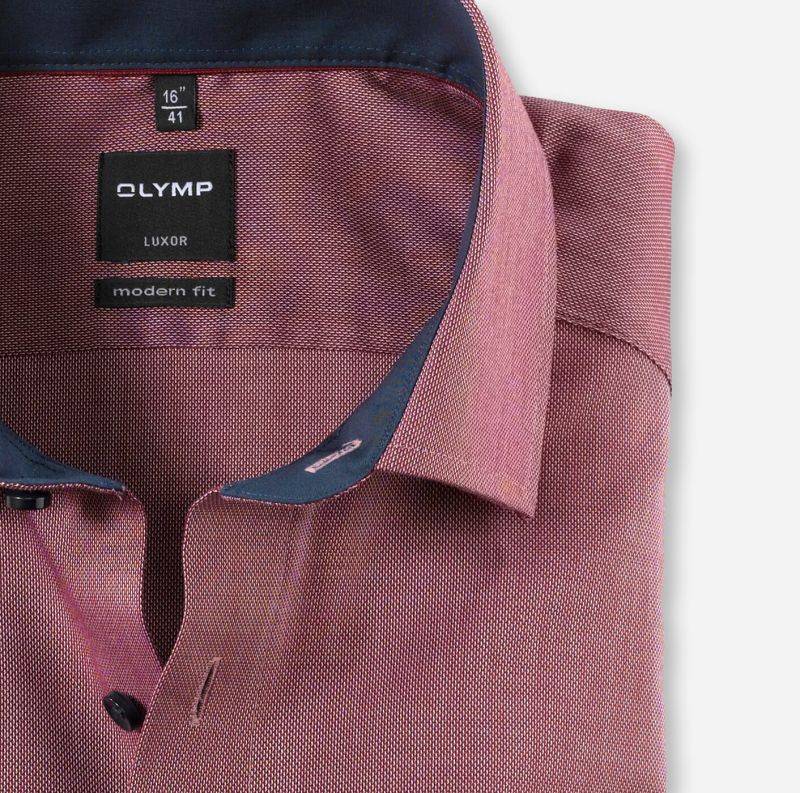 Olymp Hemd Herren Olymp Classic Bügelfreie Einfarbig Kragen Französisch Lange Ärmel