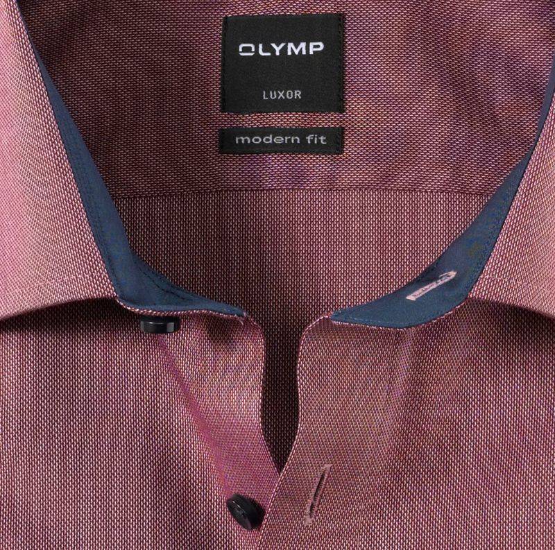Olymp Hemd Herren Olymp Classic Bügelfreie Einfarbig Kragen Französisch Lange Ärmel
