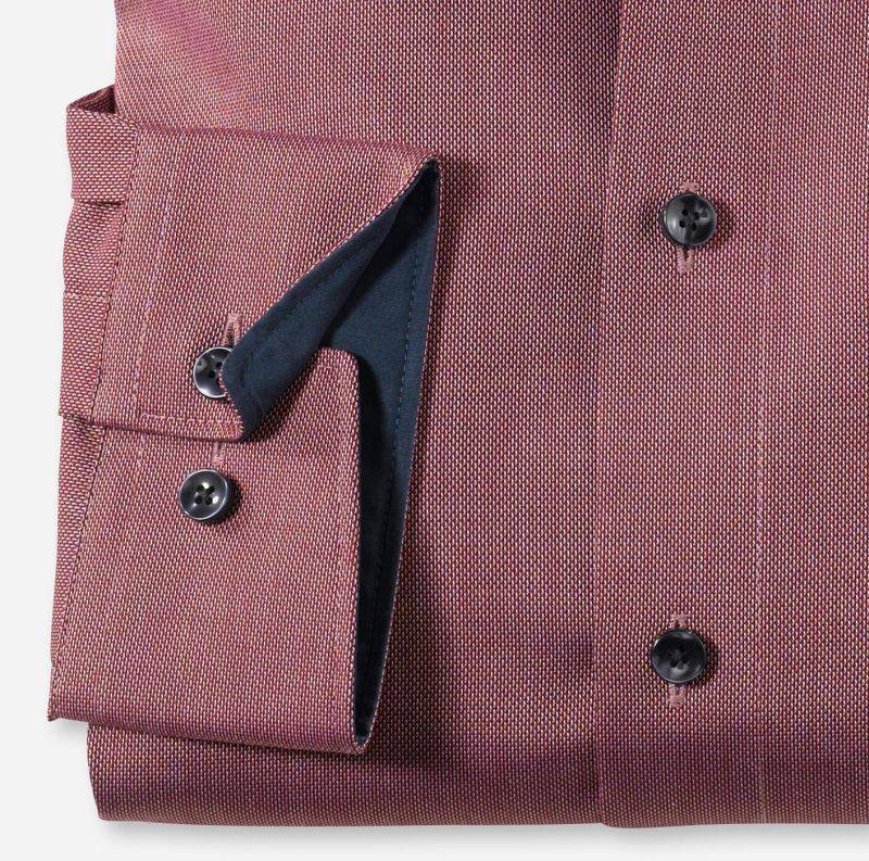 Olymp Hemd Herren Olymp Classic Bügelfreie Einfarbig Kragen Französisch Lange Ärmel