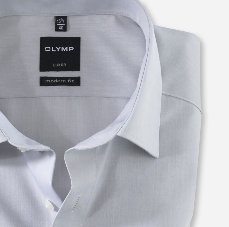 Olymp Hemd Herren Olymp Classic Bügelfreie Einfarbig Kragen Italienisch Lange Ärmel