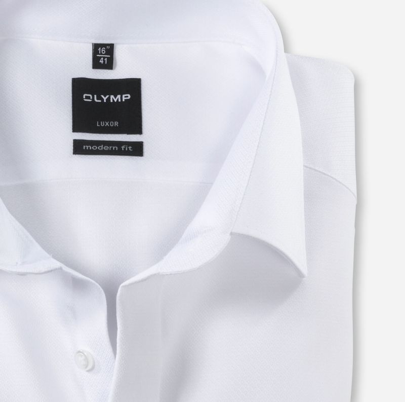 Olymp Hemd Herren Olymp Classic Bügelfreie Einfarbig Kragen Italienisch Lange Ärmel
