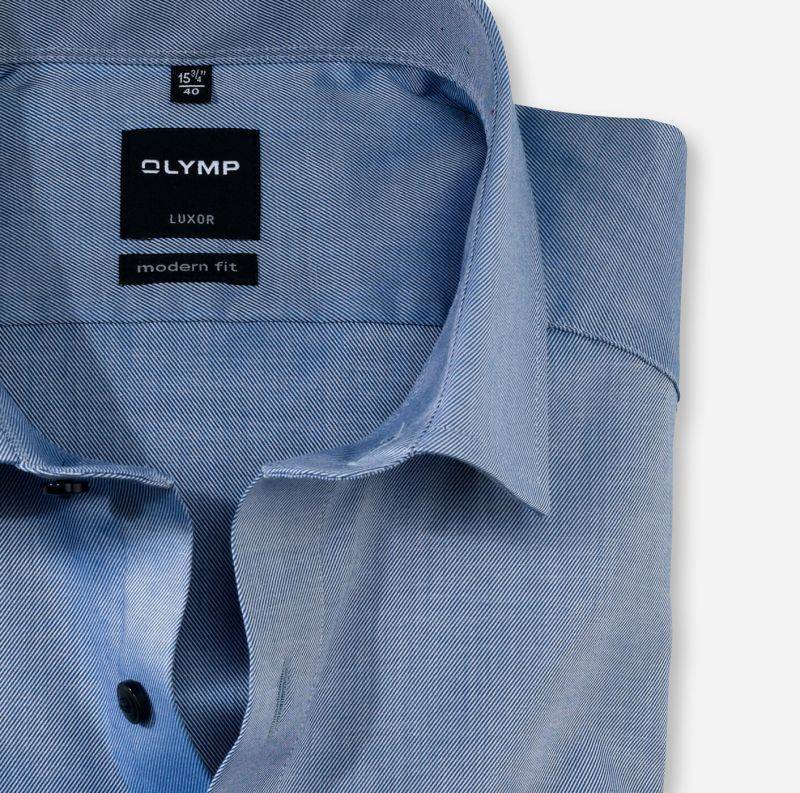 Olymp Hemd Herren Olymp Classic Bügelfreie Einfarbig Kragen Italienisch Lange Ärmel