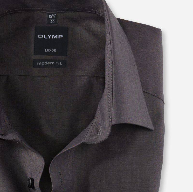 Olymp Hemd Herren Olymp Classic Bügelfreie Einfarbig Kragen Italienisch Lange Ärmel