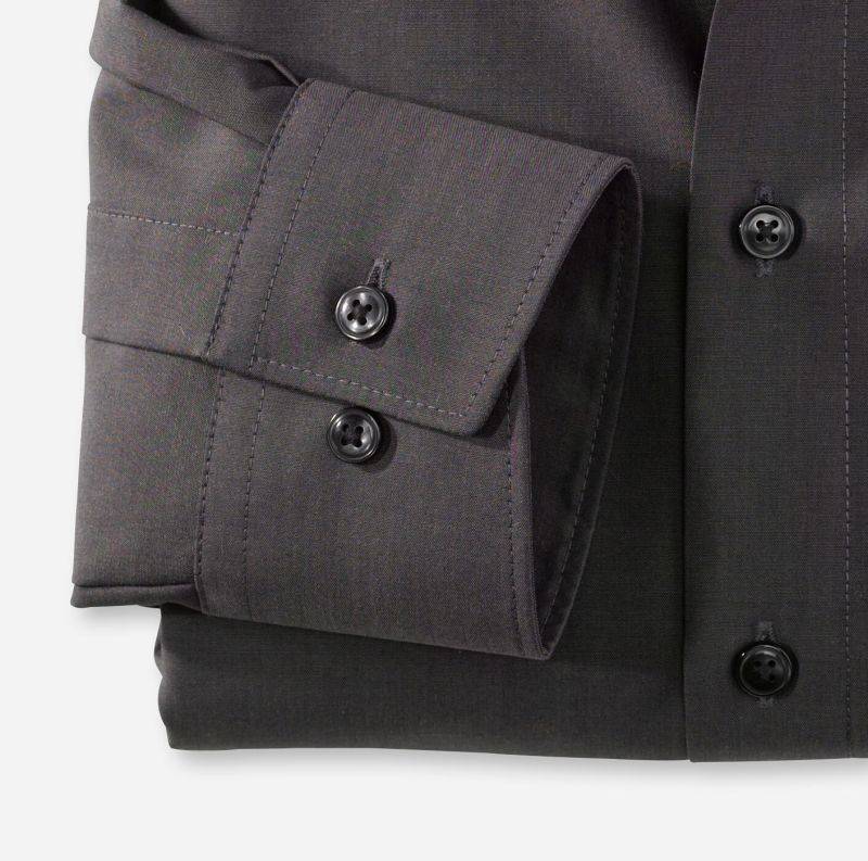 Olymp Hemd Herren Olymp Classic Bügelfreie Einfarbig Kragen Italienisch Lange Ärmel