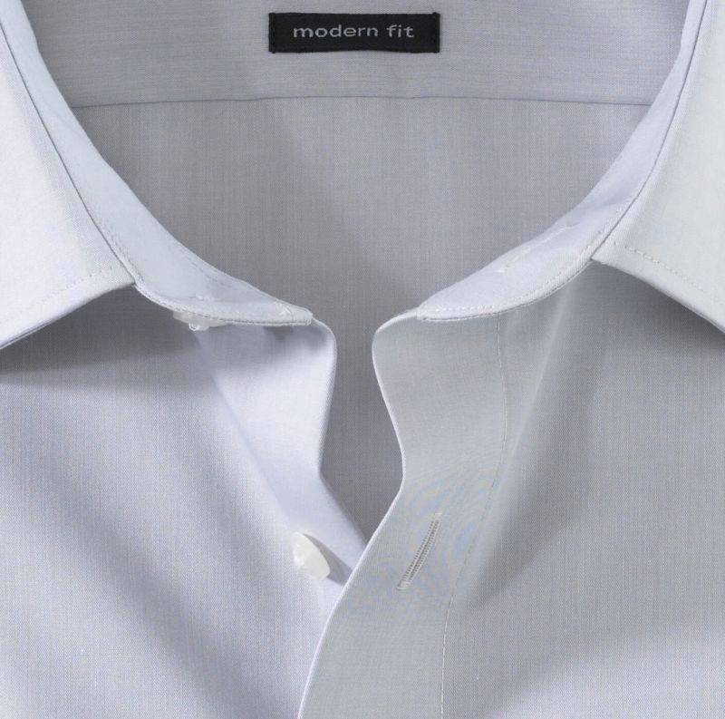 Olymp Hemd Herren Olymp Classic Bügelfreie Einfarbig Kragen Italienisch Lange Ärmel