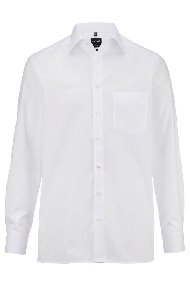 olymp Hemd Herren Olymp Classic Bügelfreie Einfarbig kragen Italienisch Lange Ärmel