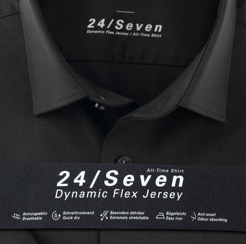 Olymp Hemd Herren Olymp Classic Bügelfreie Einfarbig Kragen Italienisch Kurze Ärmel