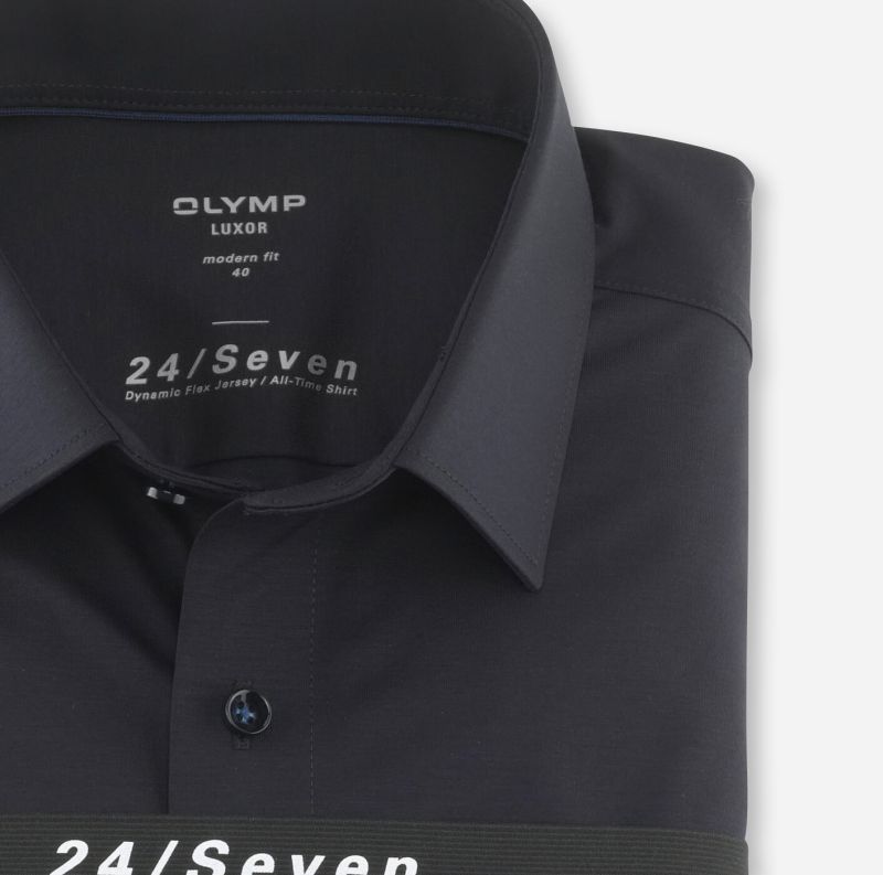Olymp Hemd Herren Olymp Classic Bügelfreie Einfarbig Kragen Italienisch Lange Ärmel