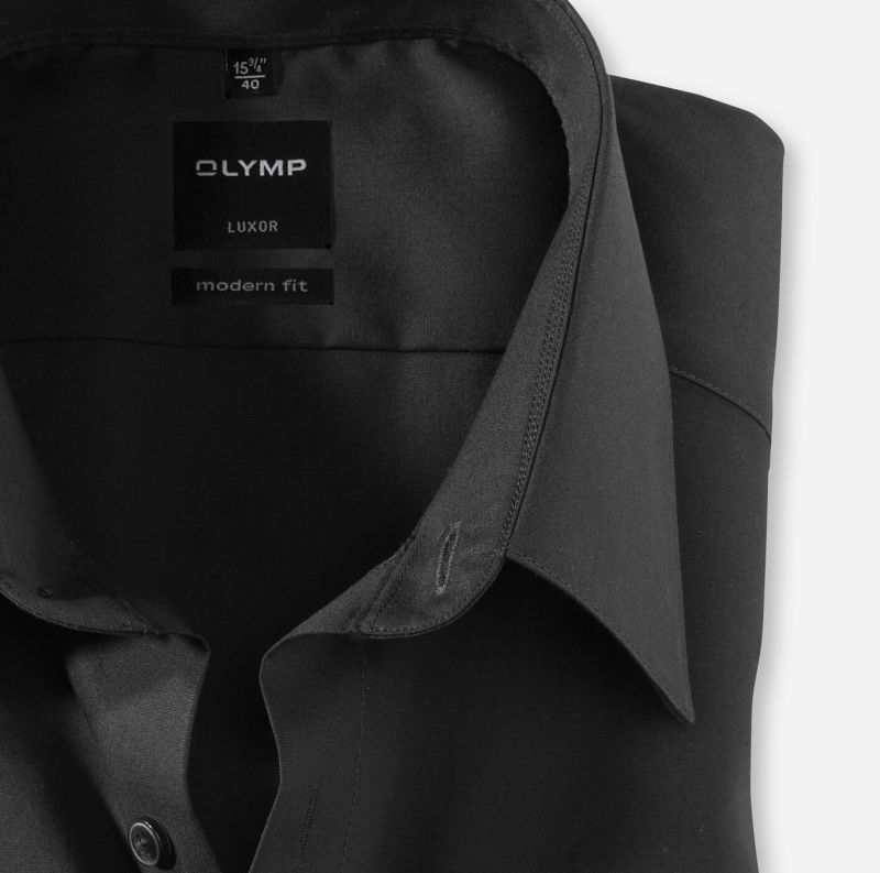 Olymp Hemd Herren Olymp Classic Bügelfreie Einfarbig Kragen Italienisch Lange Ärmel