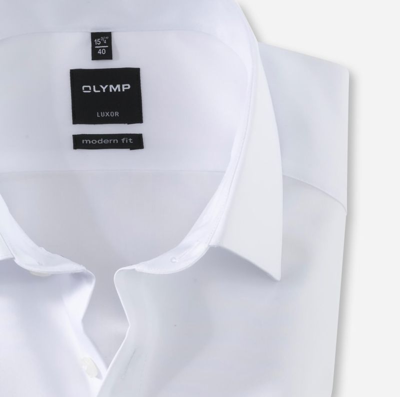 Olymp Hemd Herren Olymp Classic Bügelfreie Einfarbig Kragen Italienisch Lange Ärmel
