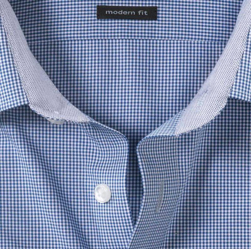 Olymp Hemd Herren Olymp Classic Bügelfreie Karo Kragen Italienisch Lange Ärmel