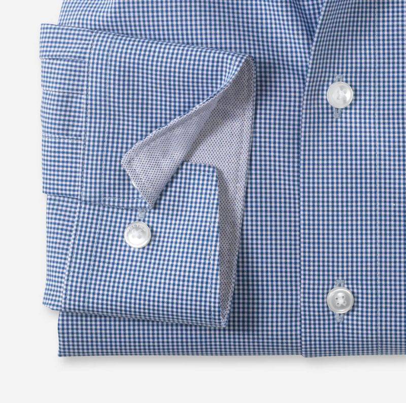 Olymp Hemd Herren Olymp Classic Bügelfreie Karo Kragen Italienisch Lange Ärmel