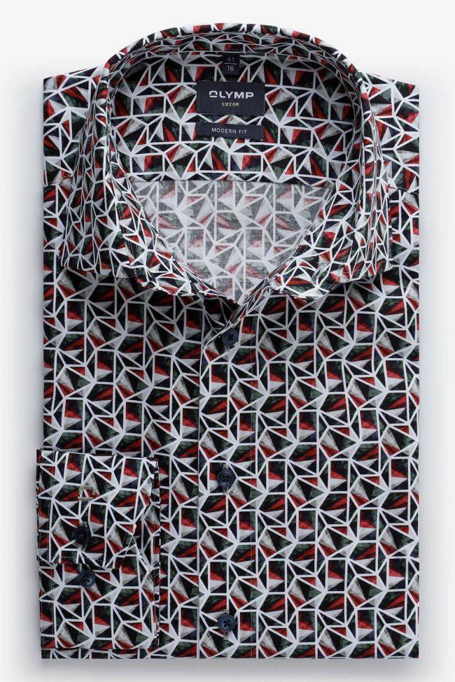 olymp Hemd Herren Olymp Classic Bügelfreie Muster 100% Baumwolle kragen Französisch Lange Ärmel