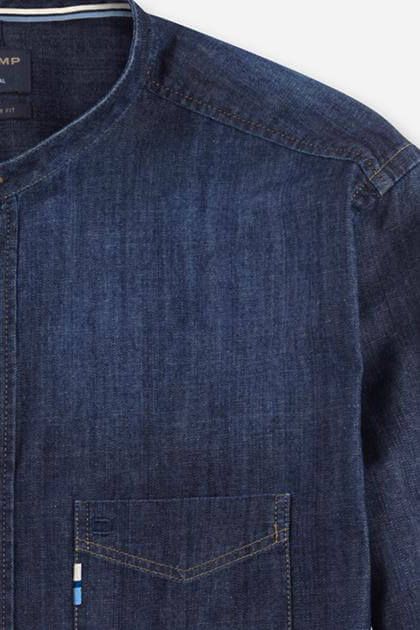 Olymp Hemd Herren Olymp Classic Einfarbig Kragen Button-Down Lange Ärmel