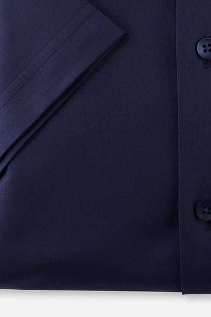 Olymp Hemd Herren Olymp Classic Einfarbig Kragen Französisch Kurze Ärmel