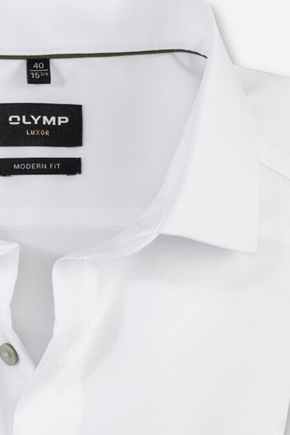 Olymp Hemd Herren Olymp Classic Einfarbig Kragen Französisch Lange Ärmel