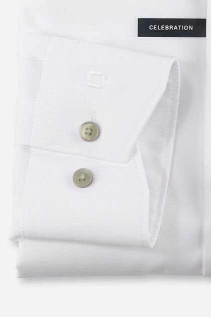 Olymp Hemd Herren Olymp Classic Einfarbig Kragen Französisch Lange Ärmel