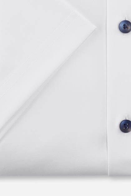 Olymp Hemd Herren Olymp Classic Einfarbig Kragen Französisch Kurze Ärmel