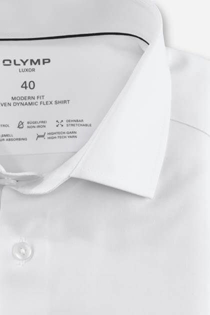 Olymp Hemd Herren Olymp Classic Einfarbig Kragen Französisch Kurze Ärmel