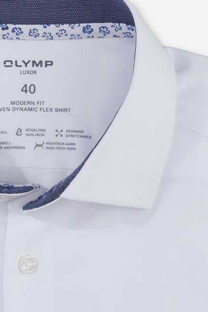 Olymp Hemd Herren Olymp Classic Einfarbig Kragen Französisch Lange Ärmel