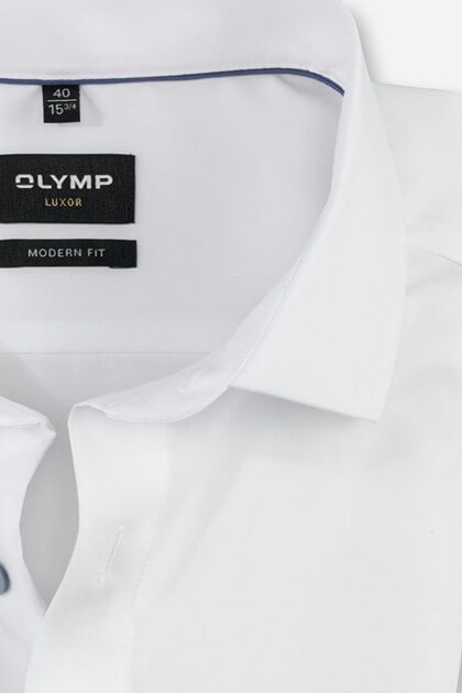Olymp Hemd Herren Olymp Classic Einfarbig Kragen Französisch Lange Ärmel