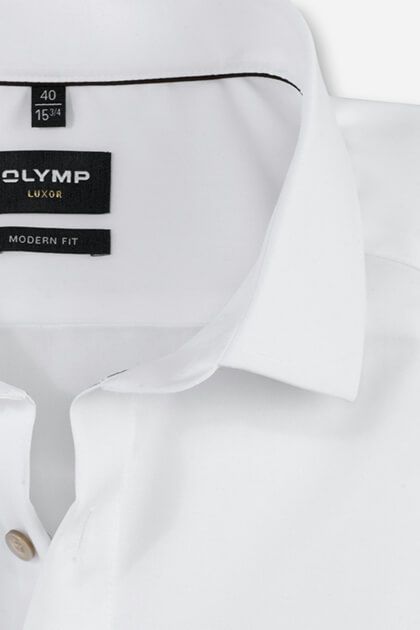 Olymp Hemd Herren Olymp Classic Einfarbig Kragen Französisch Lange Ärmel