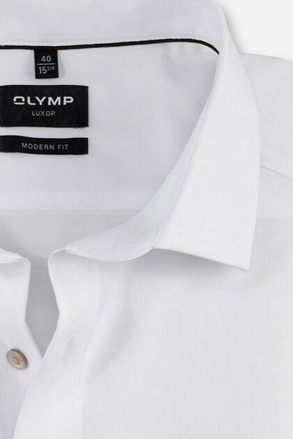 Olymp Hemd Herren Olymp Classic Einfarbig Kragen Französisch Lange Ärmel