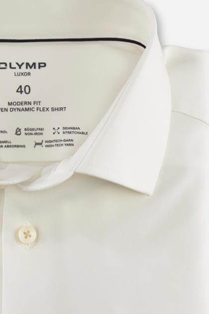 Olymp Hemd Herren Olymp Classic Einfarbig Kragen Französisch Kurze Ärmel