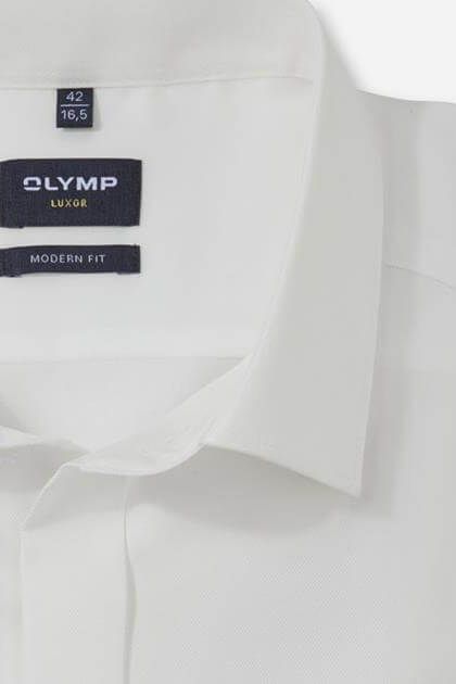 Olymp Hemd Herren Olymp Classic Einfarbig Kragen Französisch Lange Ärmel