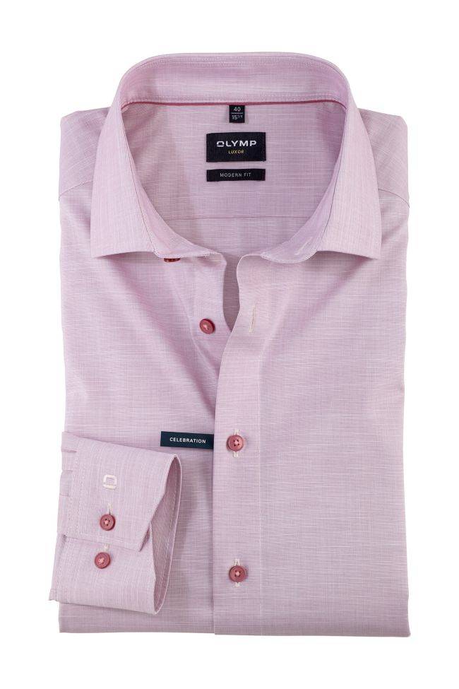 olymp Hemd Herren Olymp Classic Einfarbig kragen Französisch Lange Ärmel
