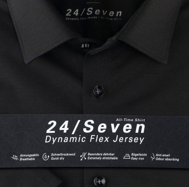 Olymp Hemd Herren Olymp Classic Einfarbig Kragen Italienisch Kurze Ärmel