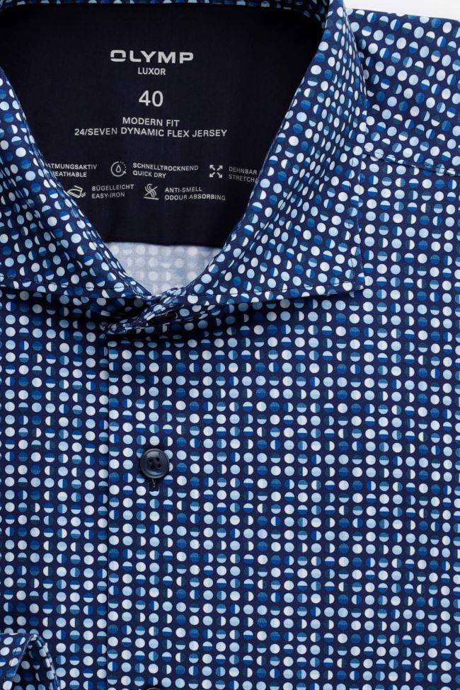 Olymp Hemd Herren Olymp Classic Muster 92% Baumwolle 8% Lycra Kragen Französisch Lange Ärmel