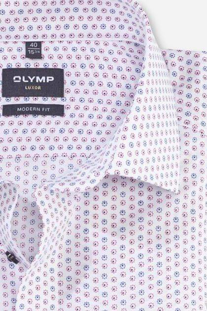 Olymp Hemd Herren Olymp Classic Muster Kragen Französisch Lange Ärmel