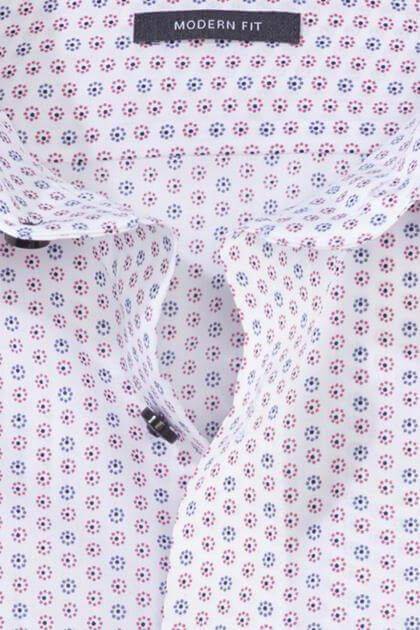 Olymp Hemd Herren Olymp Classic Muster Kragen Französisch Lange Ärmel