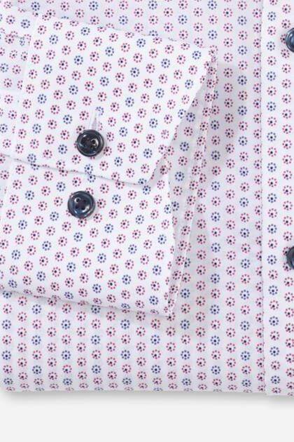 Olymp Hemd Herren Olymp Classic Muster Kragen Französisch Lange Ärmel