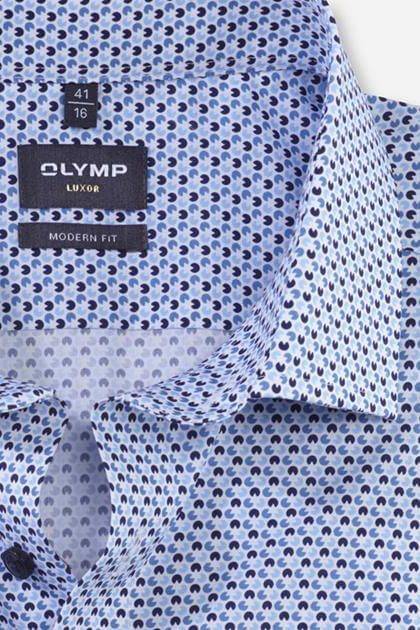 Olymp Hemd Herren Olymp Classic Muster Kragen Französisch Lange Ärmel
