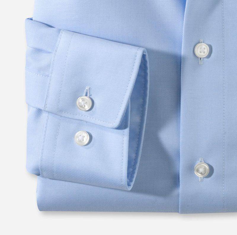 Olymp Hemd Herren Olymp Comfort Bügelfreie Einfarbig Kragen Italienisch Lange Ärmel