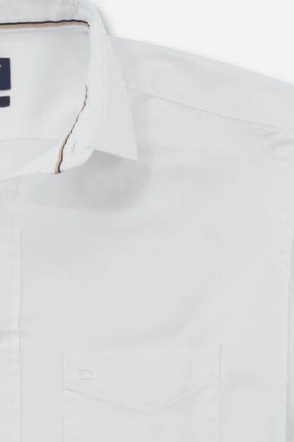 Olymp Hemd Herren Olymp Regular Einfarbig Kragen Button-Down Lange Ärmel