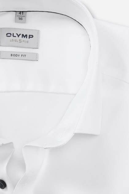 Olymp Hemd Herren Olymp Regular Einfarbig Kragen Französisch Lange Ärmel