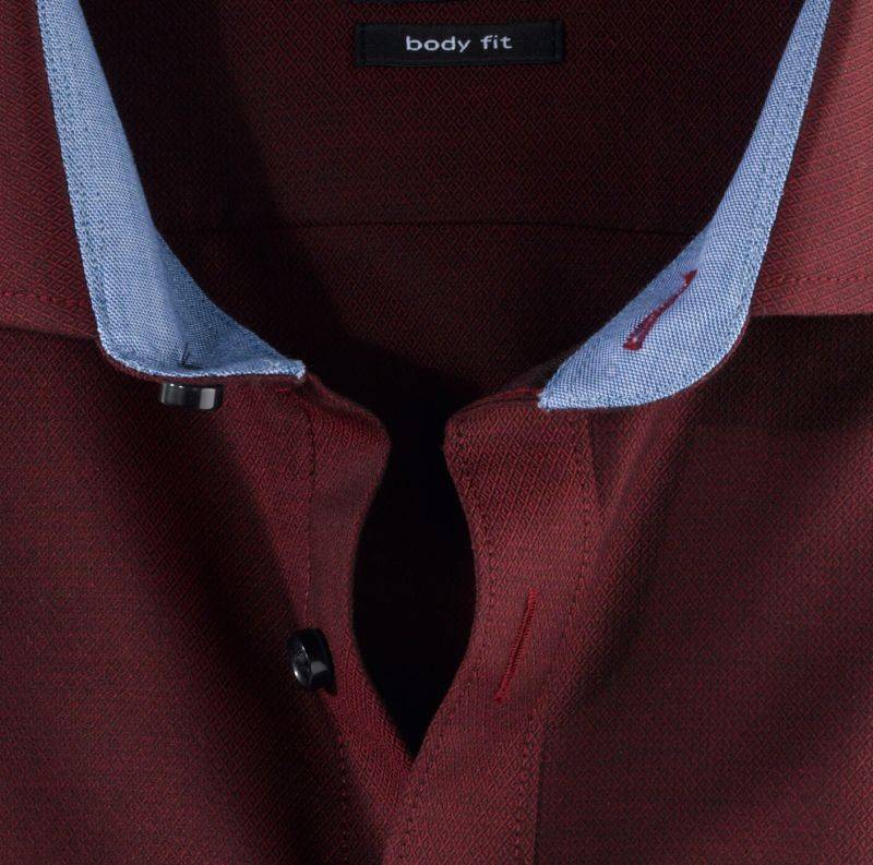 Olymp Hemd Herren Olymp Regular Einfarbig Kragen Französisch Lange Ärmel