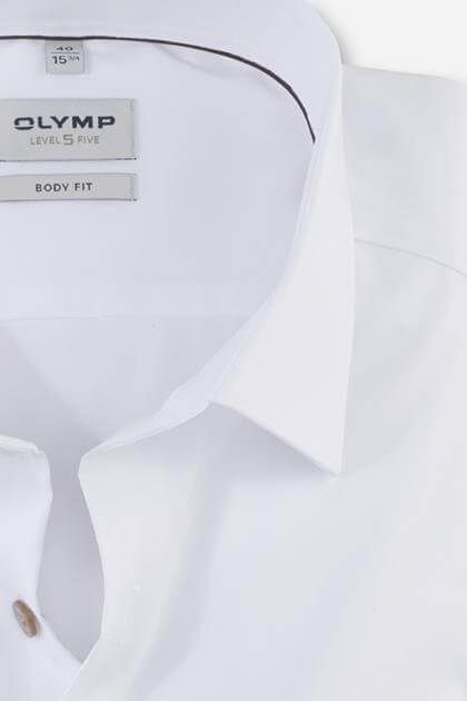 Olymp Hemd Herren Olymp Regular Einfarbig Kragen Französisch Lange Ärmel